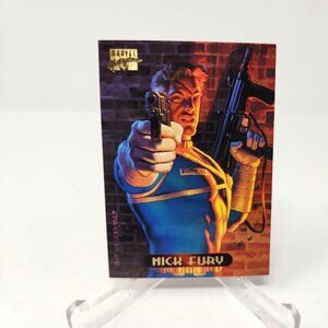 1994 Marvel Masterpieces Nick Fury #39 Fleer Hildebrandt Brothers (b6)